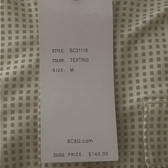 BCBG Max Azria Top Medium Textris New NWT - Picture 5 of 5